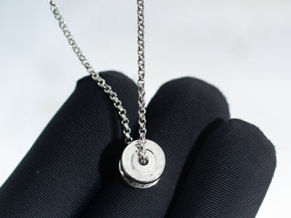 [Panda Jewelry]ZERO 1 SILVER DIAMOND NECKLACE