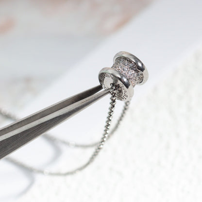 [Panda Jewelry]ZERO 1 SILVER DIAMOND NECKLACE