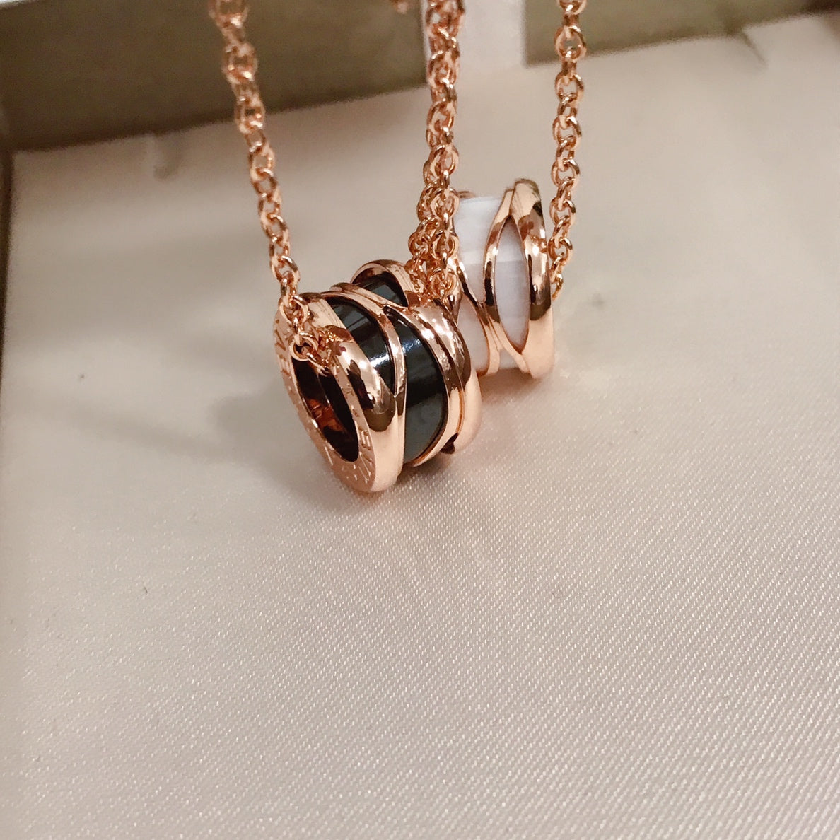 [Panda Jewelry]ZERO 1 FOUR BAND PINK GOLD CERAMIC