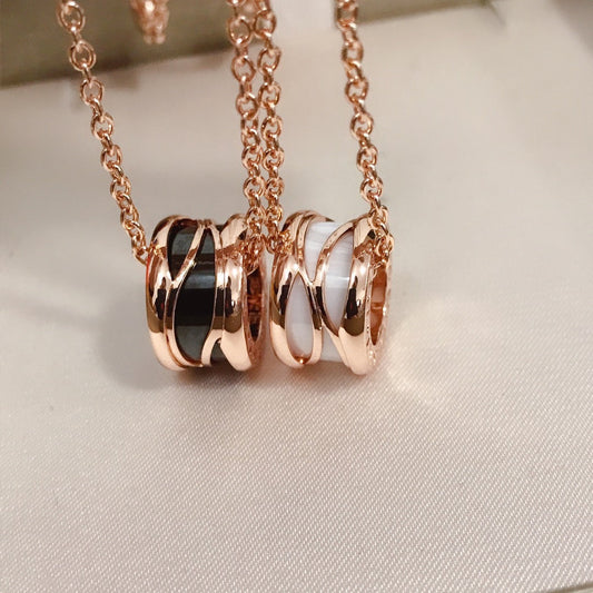 [Panda Jewelry]ZERO 1 FOUR BAND PINK GOLD CERAMIC