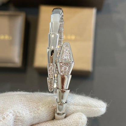 [Panda Jewelry]SERPENTI BRACELET DIAMONDS SILVER