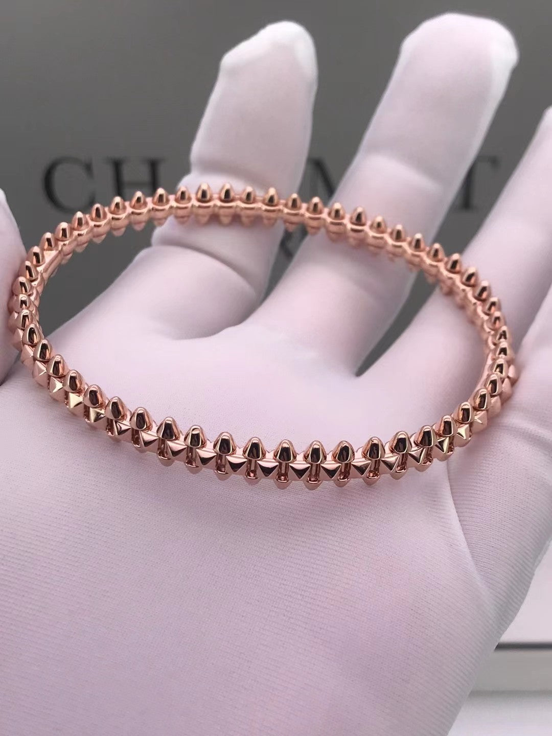 [Panda Jewelry]CLASH PINK GOLD BRACELET