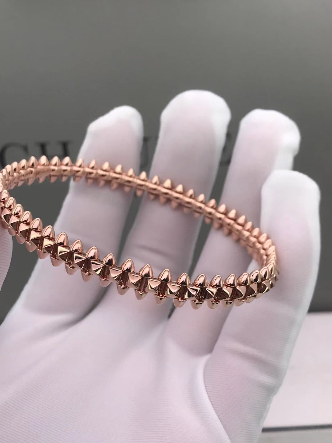 [Panda Jewelry]CLASH PINK GOLD BRACELET