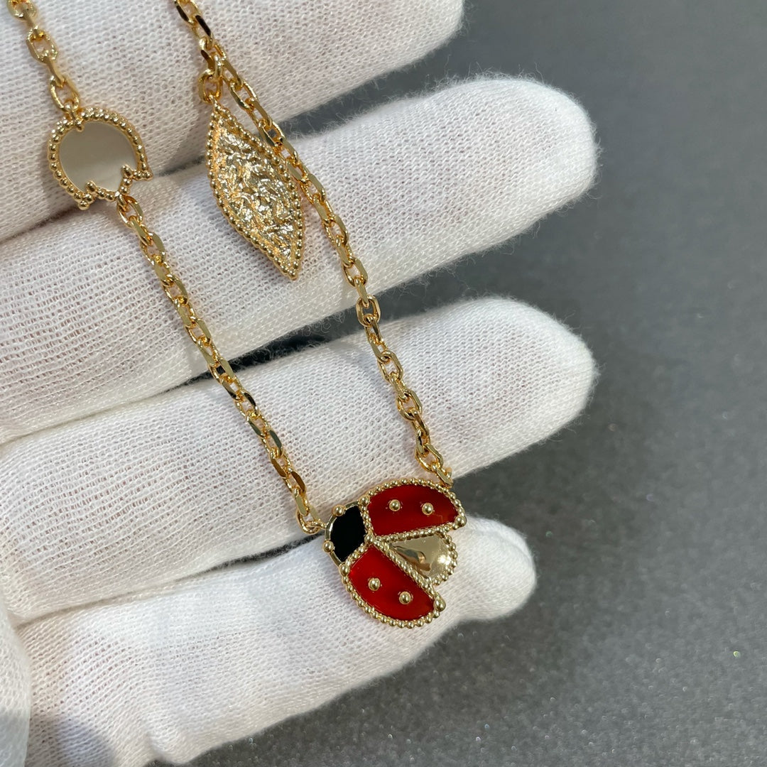 [Panda Jewelry]LUCKY SPRING 15 MOTIFS GOLD NECKLACE