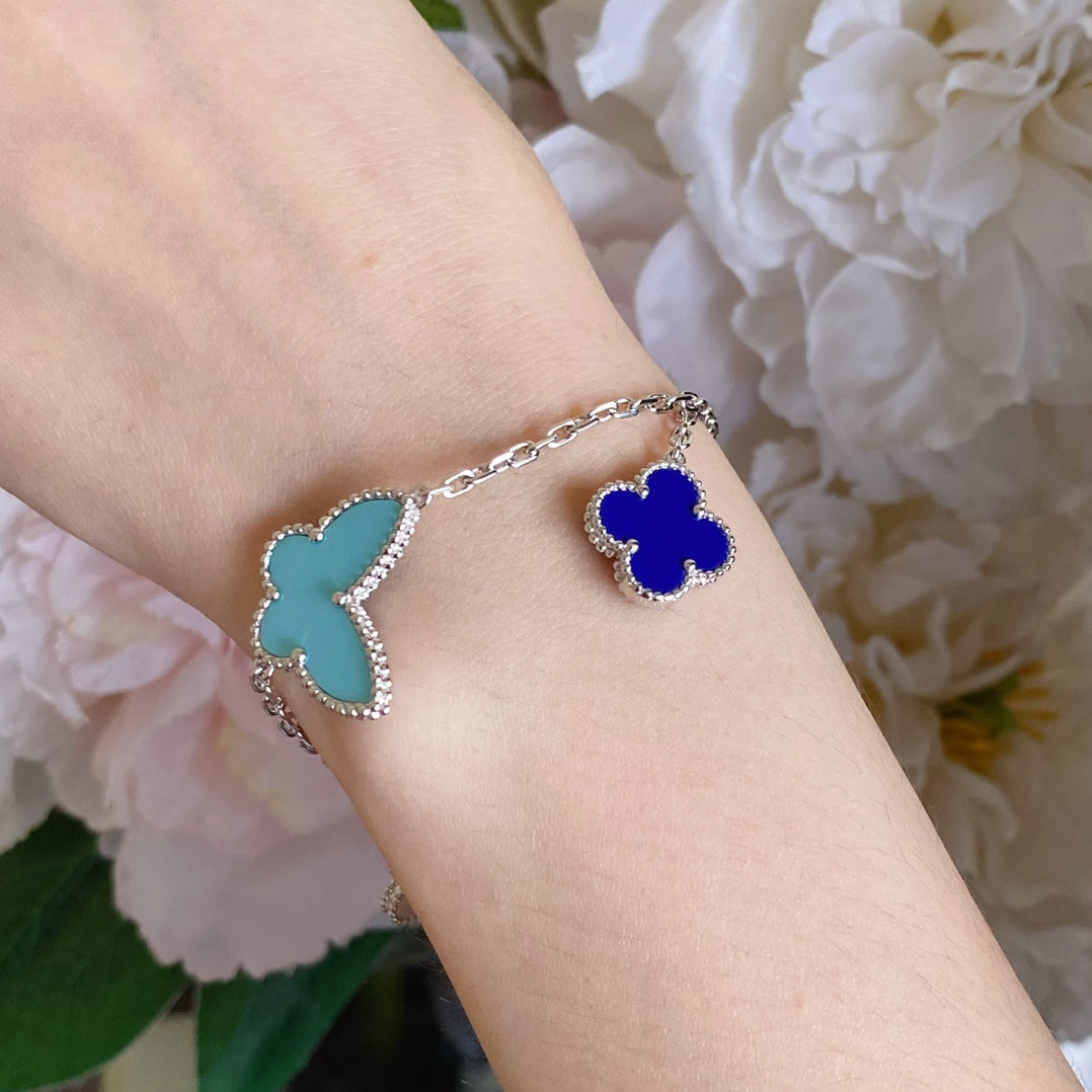 [Panda Jewelry]LUCKY SPRING SILVER BRACELET 4 MOTIF