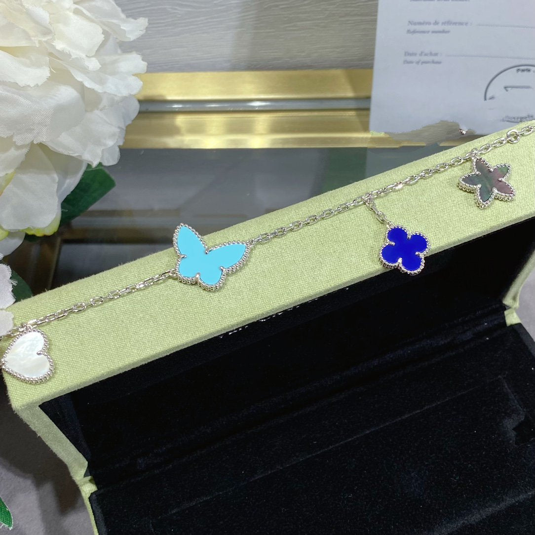 [Panda Jewelry]LUCKY SPRING SILVER BRACELET 4 MOTIF