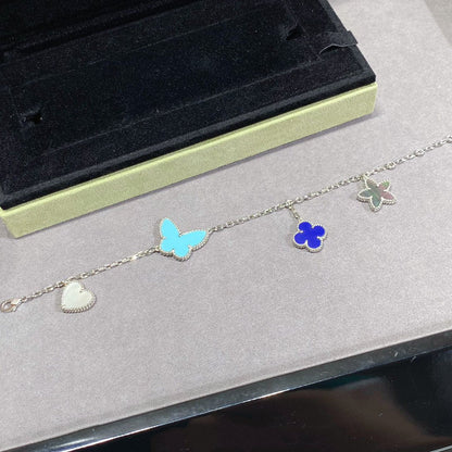 [Panda Jewelry]LUCKY SPRING SILVER BRACELET 4 MOTIF