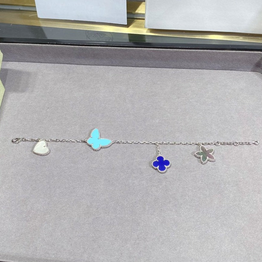 [Panda Jewelry]LUCKY SPRING SILVER BRACELET 4 MOTIF
