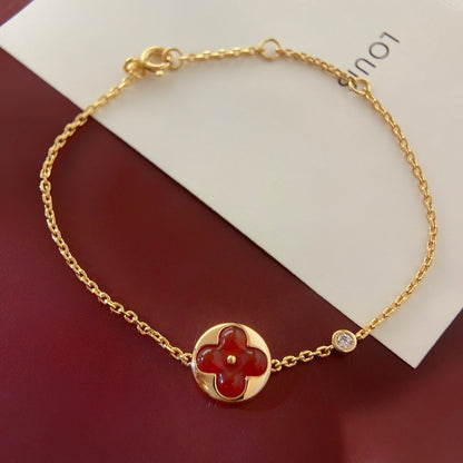 [Panda Jewelry]SUN PEDANT CARNELIAN BRACELET