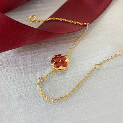 [Panda Jewelry]SUN PEDANT CARNELIAN BRACELET