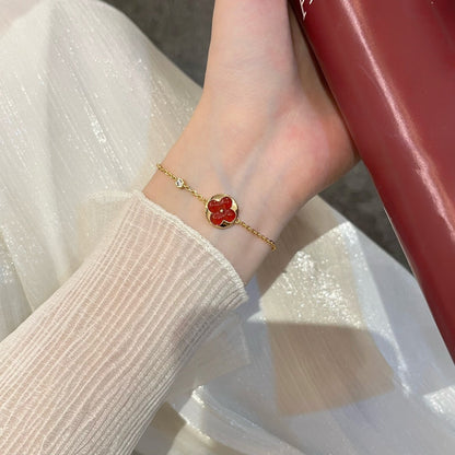 [Panda Jewelry]SUN PEDANT CARNELIAN BRACELET