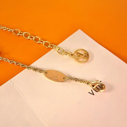 [Panda Jewelry]LOGO STAR MOTIF GOLD BRACELET