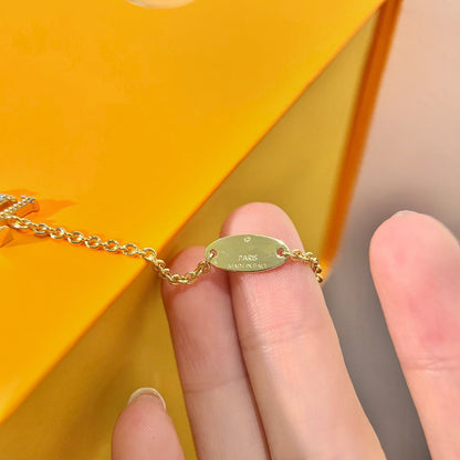 [Panda Jewelry]LOGO STAR MOTIF GOLD BRACELET