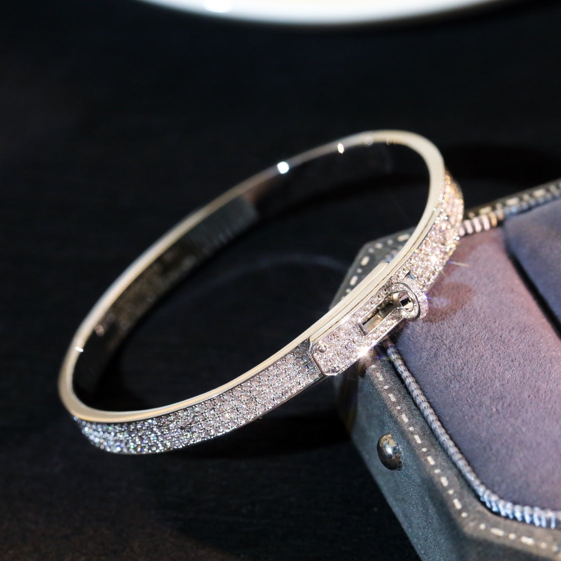 [Panda Jewelry]KELLY BRACELET DIAMOND PAVED