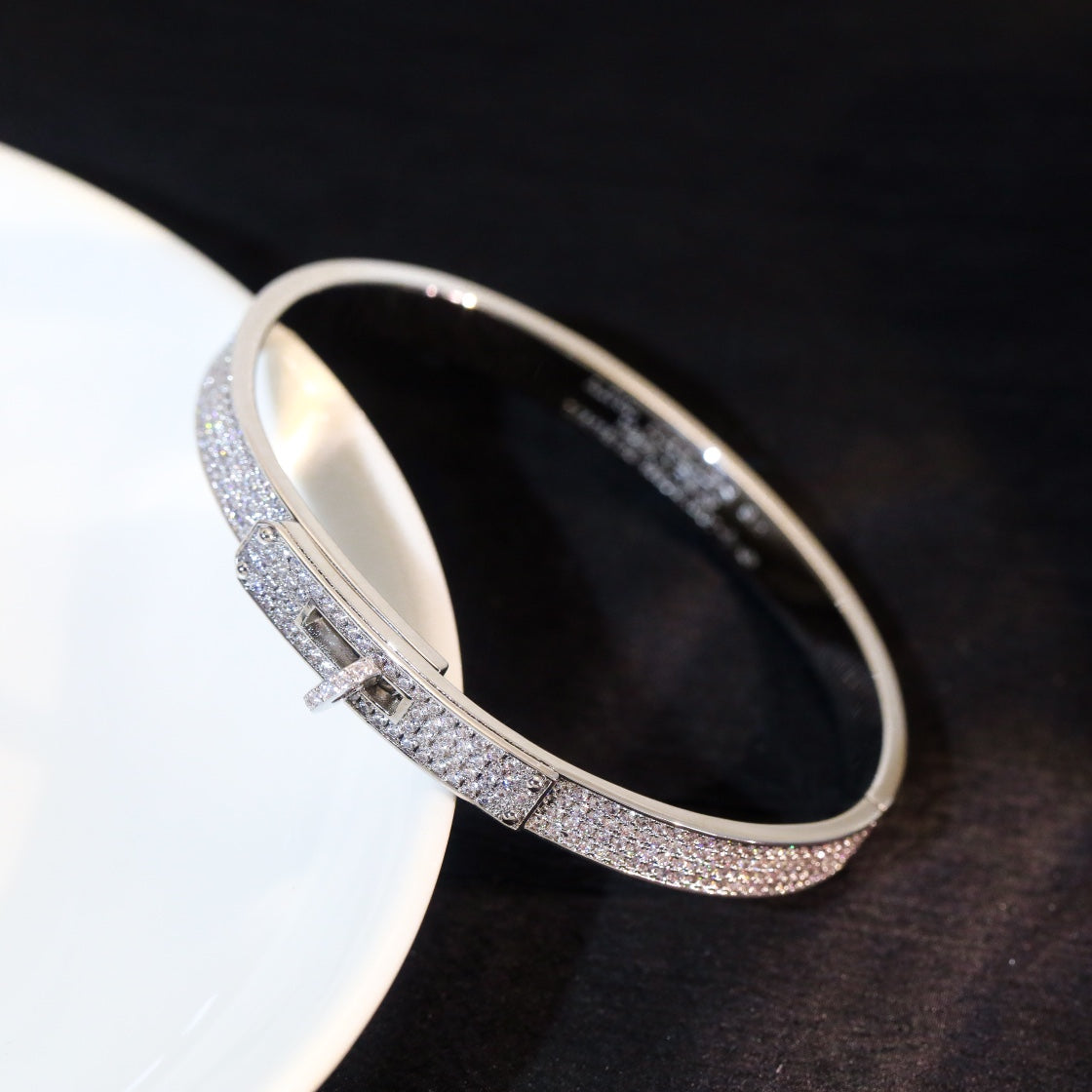 [Panda Jewelry]KELLY BRACELET DIAMOND PAVED