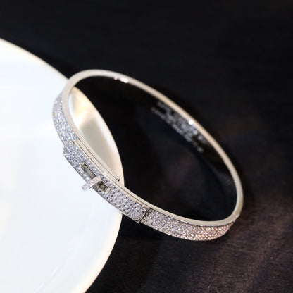[Panda Jewelry]KELLY BRACELET DIAMOND PAVED