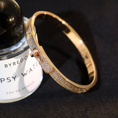 [Panda Jewelry]KELLY BRACELET DIAMOND PAVED