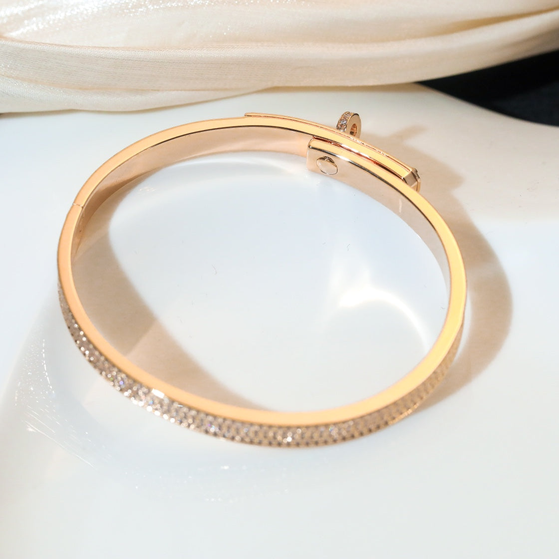 [Panda Jewelry]KELLY BRACELET DIAMOND PAVED