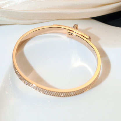 [Panda Jewelry]KELLY BRACELET DIAMOND PAVED