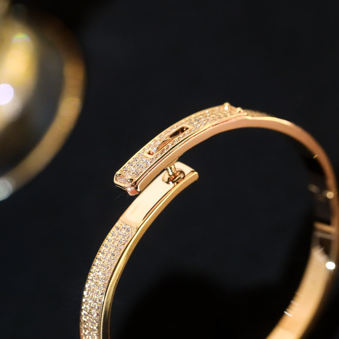 [Panda Jewelry]KELLY BRACELET DIAMOND PAVED