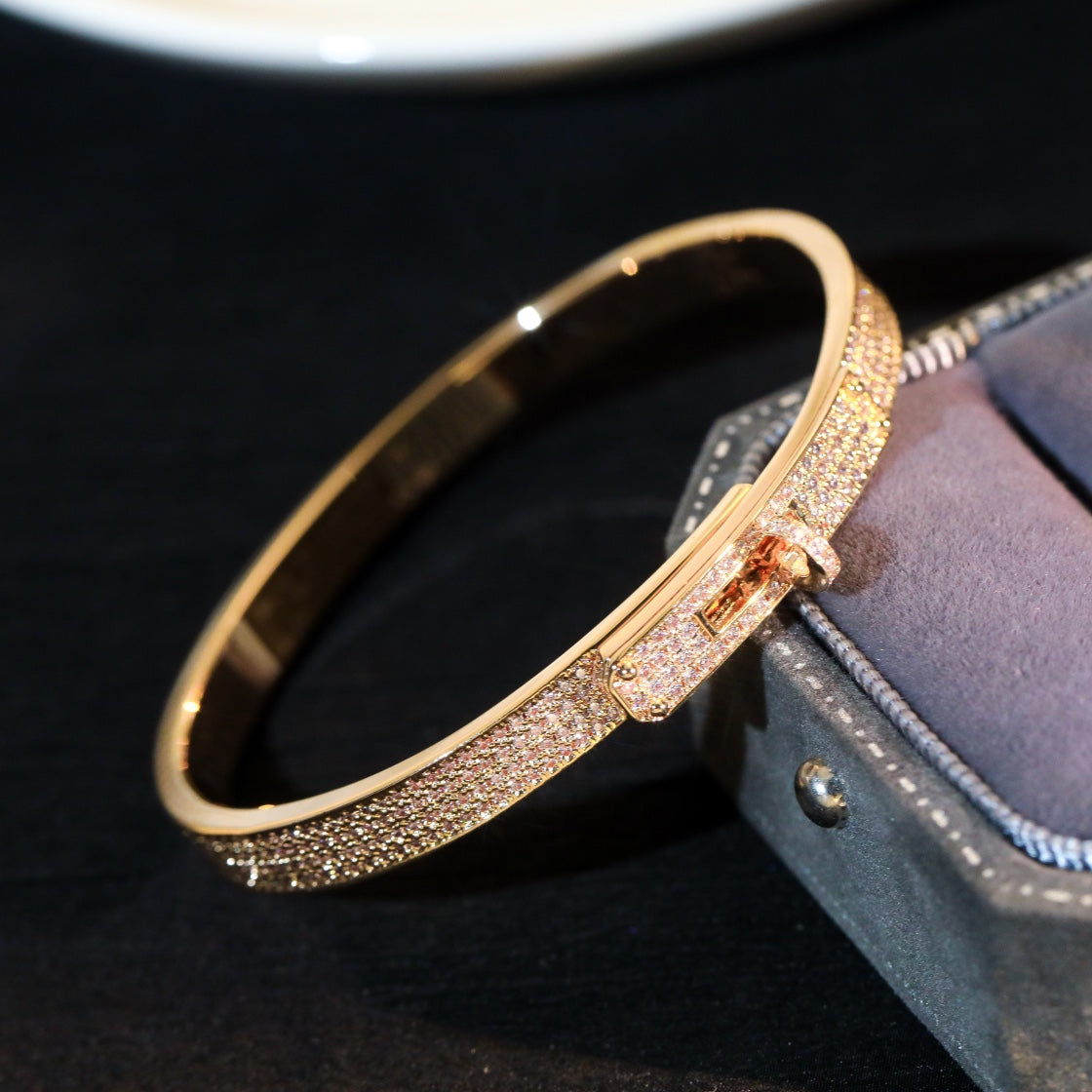 [Panda Jewelry]KELLY BRACELET DIAMOND PAVED