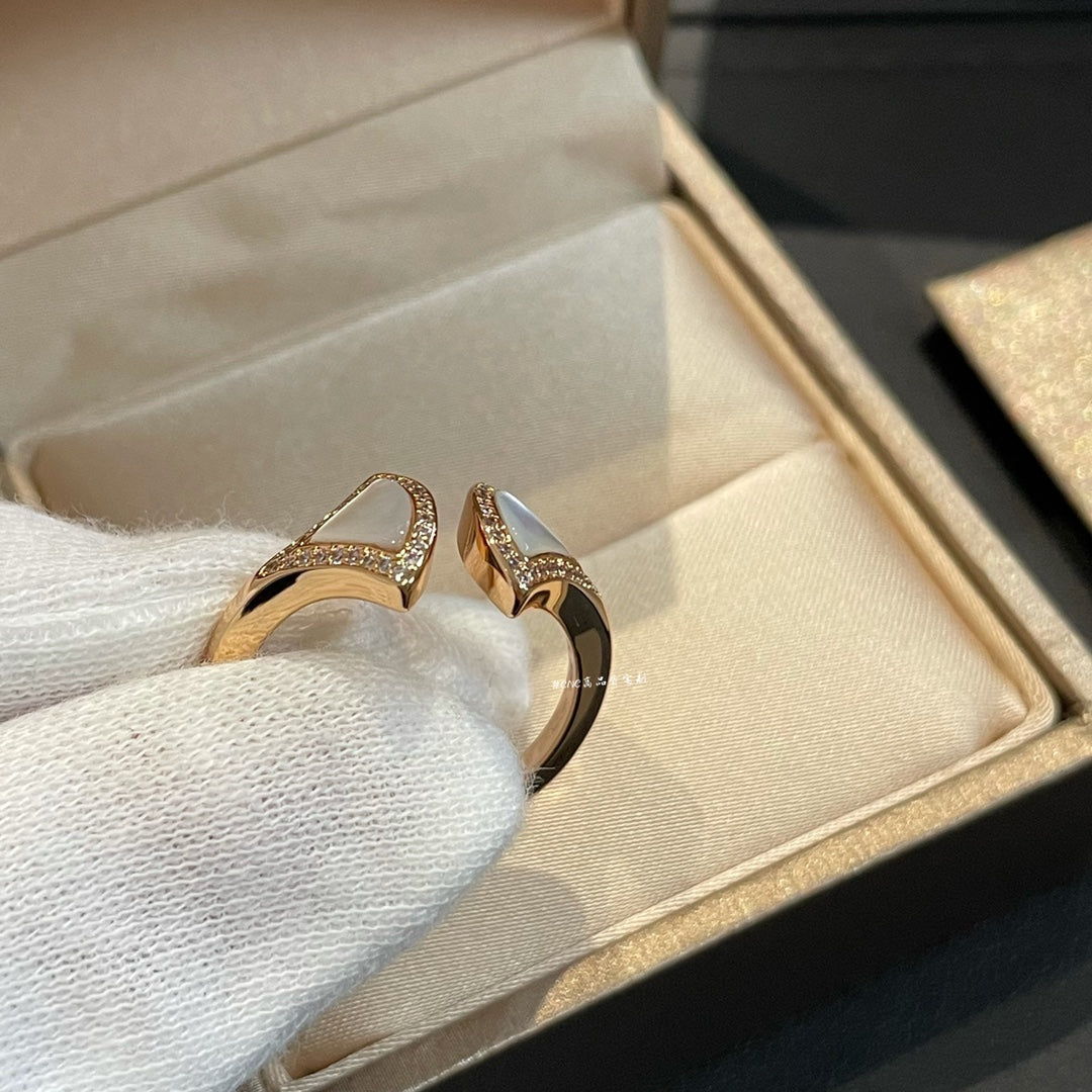 [Panda Jewelry]DREAM MOP DIAMOND OPEN RING