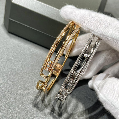 [Panda Jewelry]MOVE 10TH PAVED DIAMOND BRACELET