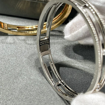 [Panda Jewelry]MOVE 10TH PAVED DIAMOND BRACELET