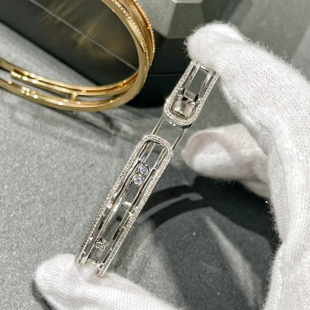 [Panda Jewelry]MOVE 10TH PAVED DIAMOND BRACELET