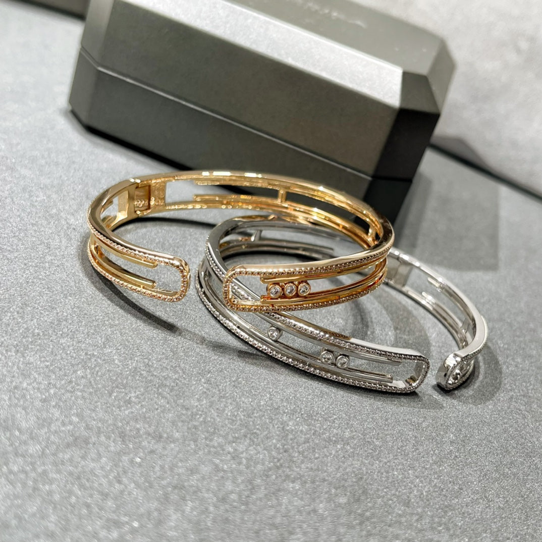 [Panda Jewelry]MOVE 10TH PAVED DIAMOND BRACELET