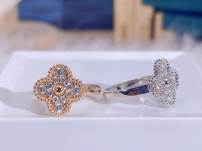 [Panda Jewelry]CLOVER DIAMOND RING