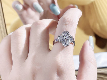 [Panda Jewelry]CLOVER DIAMOND RING