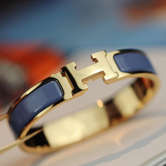[Panda Jewelry]H BRACELET 12MM BLUE GRAY