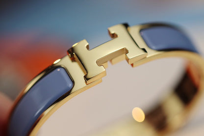 [Panda Jewelry]H BRACELET 12MM BLUE GRAY