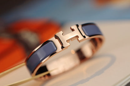 [Panda Jewelry]H BRACELET 12MM BLUE GRAY