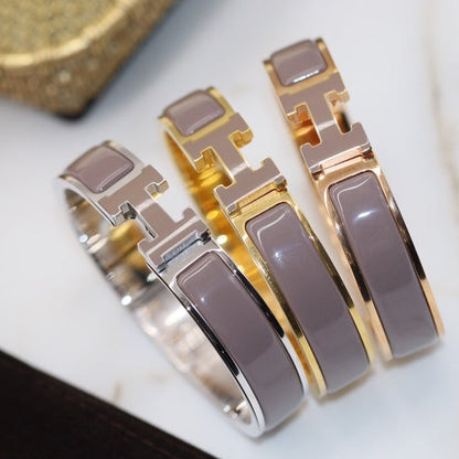 [Panda Jewelry]H BRACELET 12MM BROWN