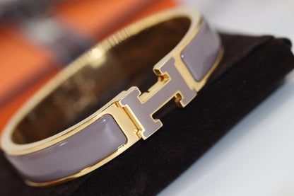[Panda Jewelry]H BRACELET 12MM BROWN