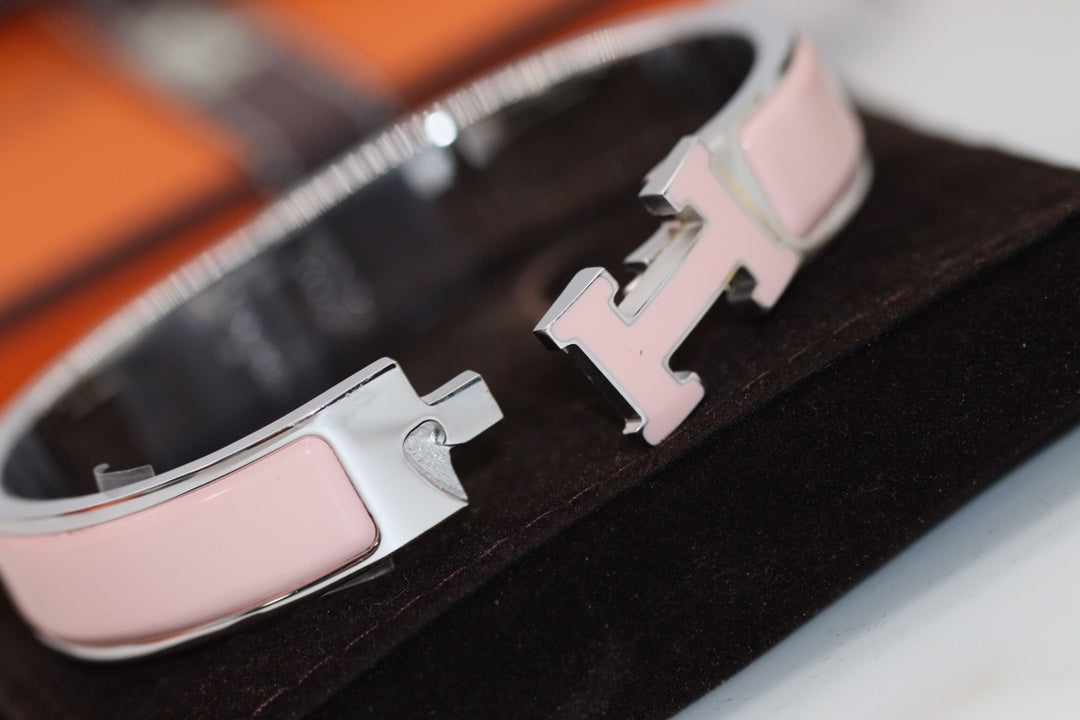 [Panda Jewelry]H BRACELET 12MM PINK