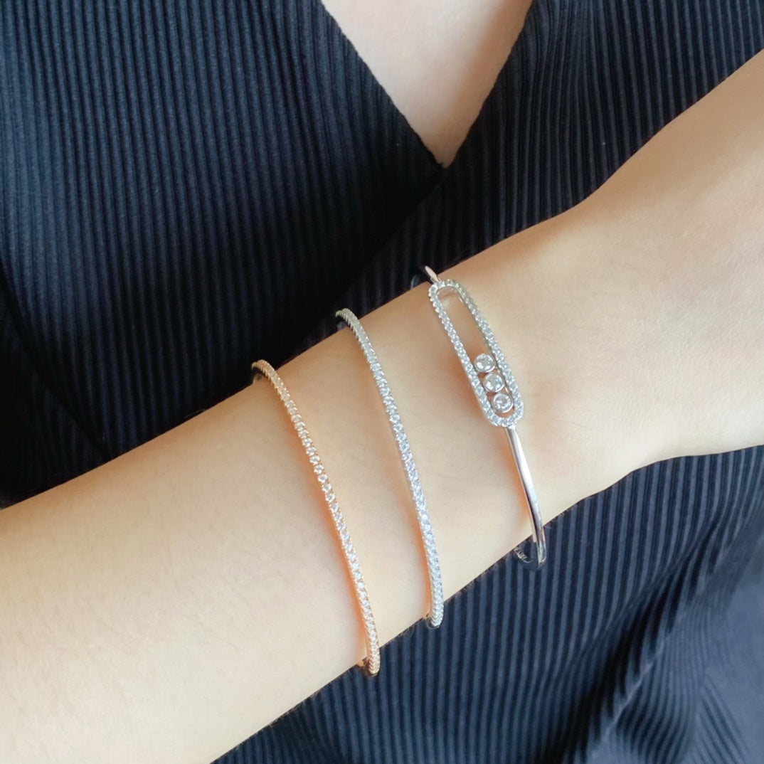 [Panda Jewelry]MINI DIAMOND TENNIS BRACELET