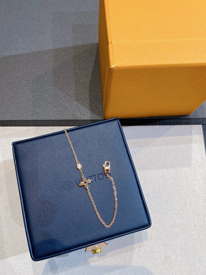 [Panda Jewelry]STAR DIAMOND PINK GOLD BRACELET
