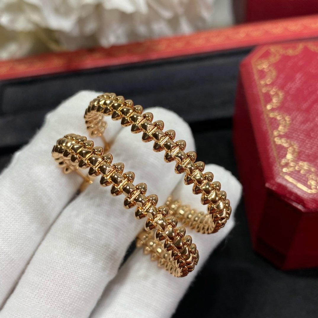 [Panda Jewelry]CLASH LARGE HOOP EARRINGS