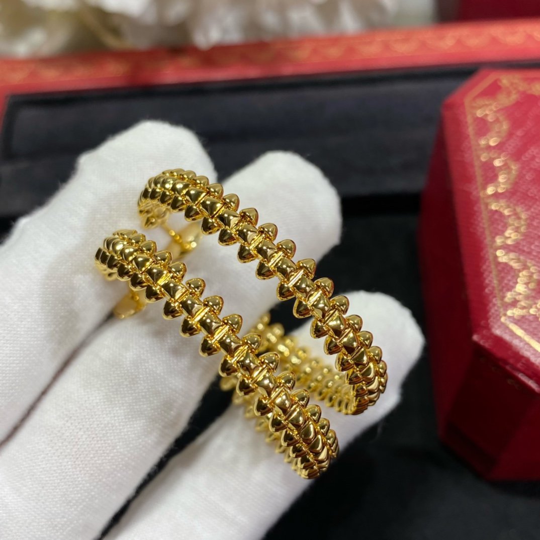[Panda Jewelry]CLASH LARGE HOOP EARRINGS