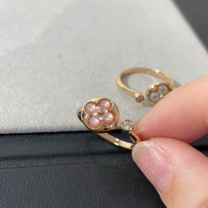 [Panda Jewelry]SUN 1 DIAMOND PINK MOP RING