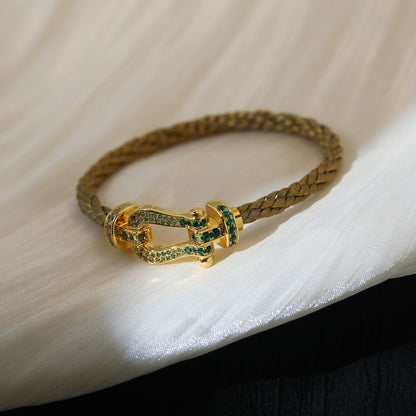 [Panda Jewelry]FORCE 10 GOLD GREEN DIAMOND PAVED