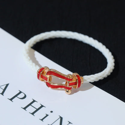 [Panda Jewelry]FORCE 10 WHITE TEXTILE DIAMOND PAVED