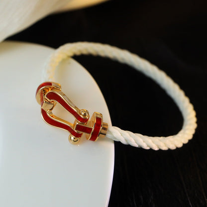 [Panda Jewelry]FORCE 10 WHITE TEXTILE DIAMOND PAVED