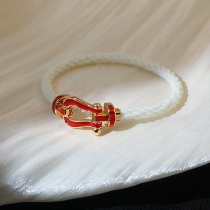 [Panda Jewelry]FORCE 10 WHITE TEXTILE DIAMOND PAVED