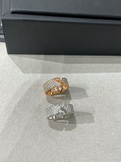 [Panda Jewelry]LIENS EVIDENCE  DIAMOND PAVED RING