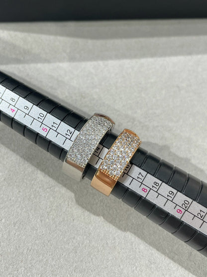 [Panda Jewelry]LIENS EVIDENCE  DIAMOND PAVED RING