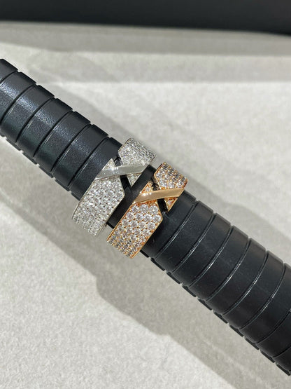 [Panda Jewelry]LIENS EVIDENCE  DIAMOND PAVED RING